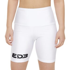Women's ED3 Workout Shorts - Minimal EDB Logo Athletic Biker Shorts