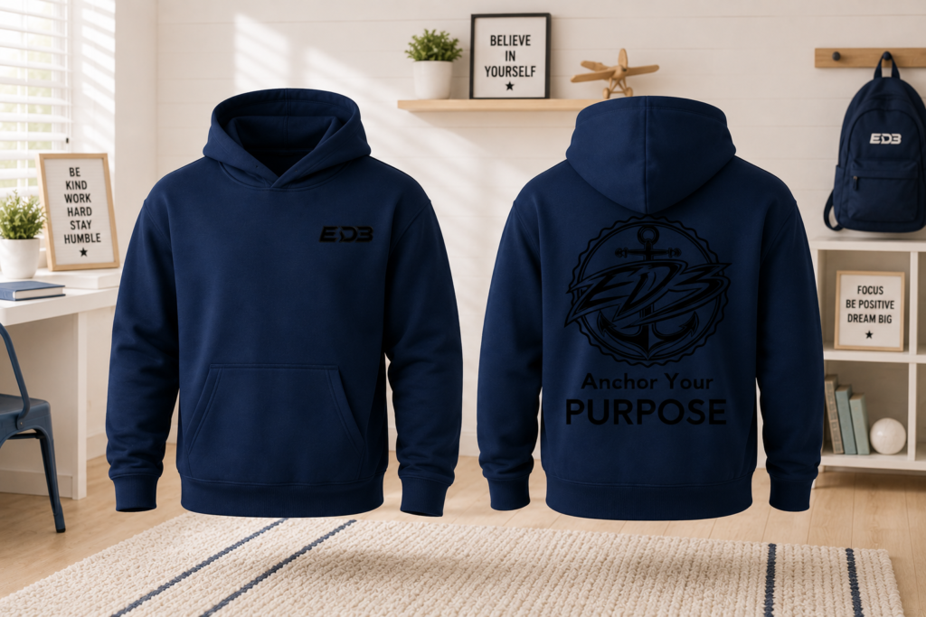 Kids ED3 "Anchor Your Purpose" Anchor Logo Youth Hoodie