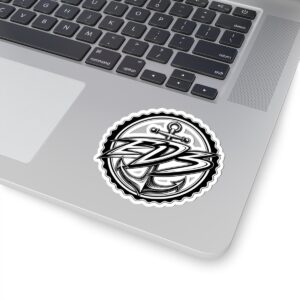 ED3 Anchor Logo Kiss-Cut Sticker — Nautical Laptop Decal