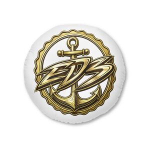 ED3 Anchor Monogram Round Floor Pillow