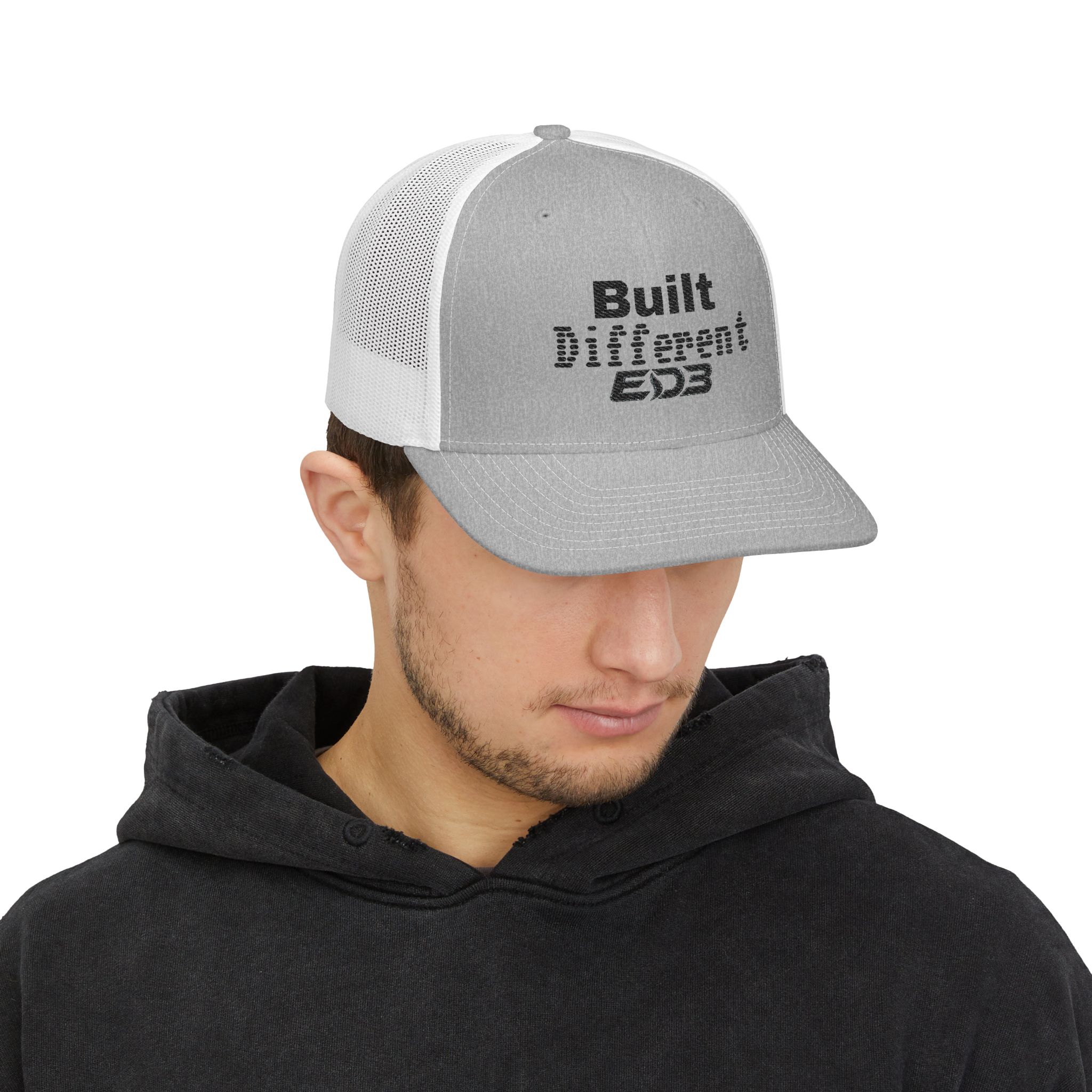 ED3 Built Different Snapback Trucker Cap - Image 34