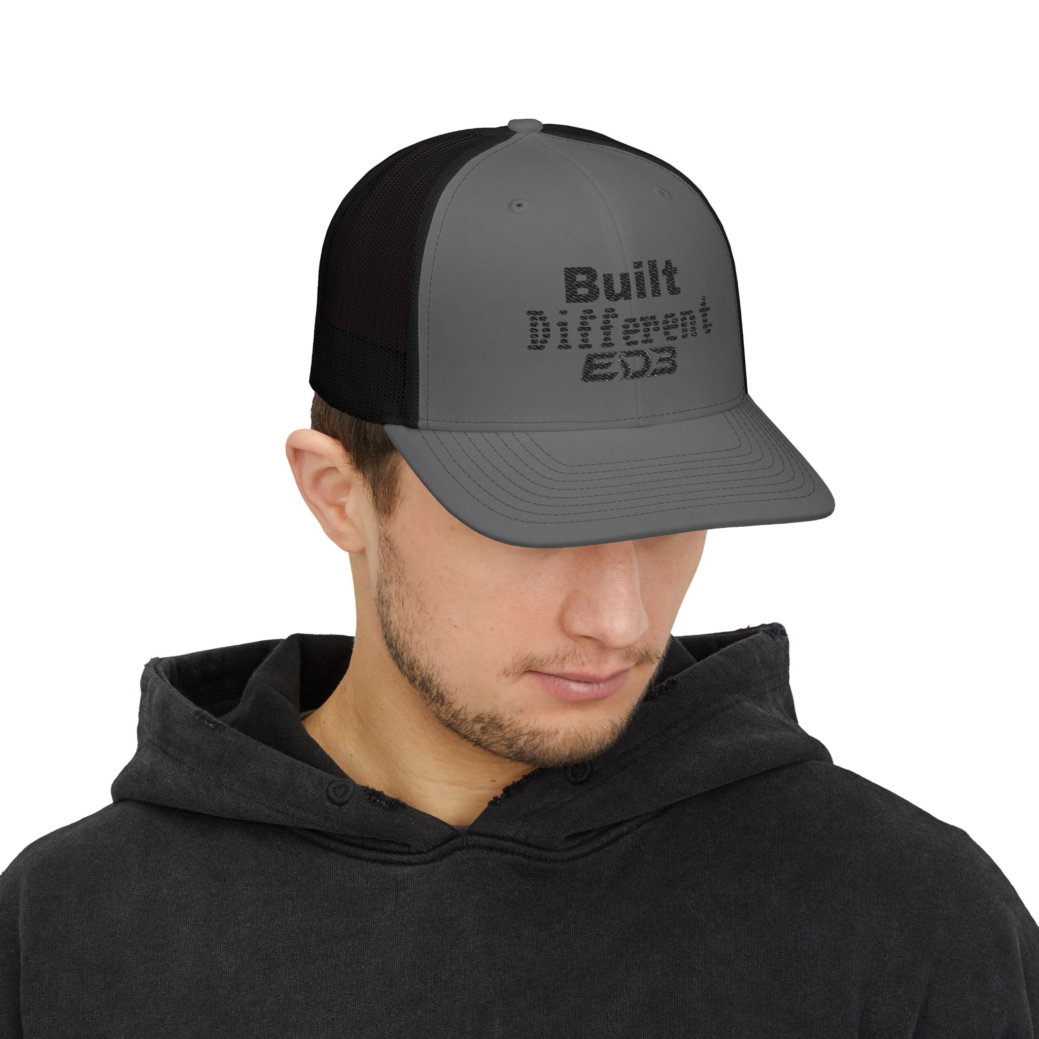 ED3 Built Different Snapback Trucker Cap - Image 22