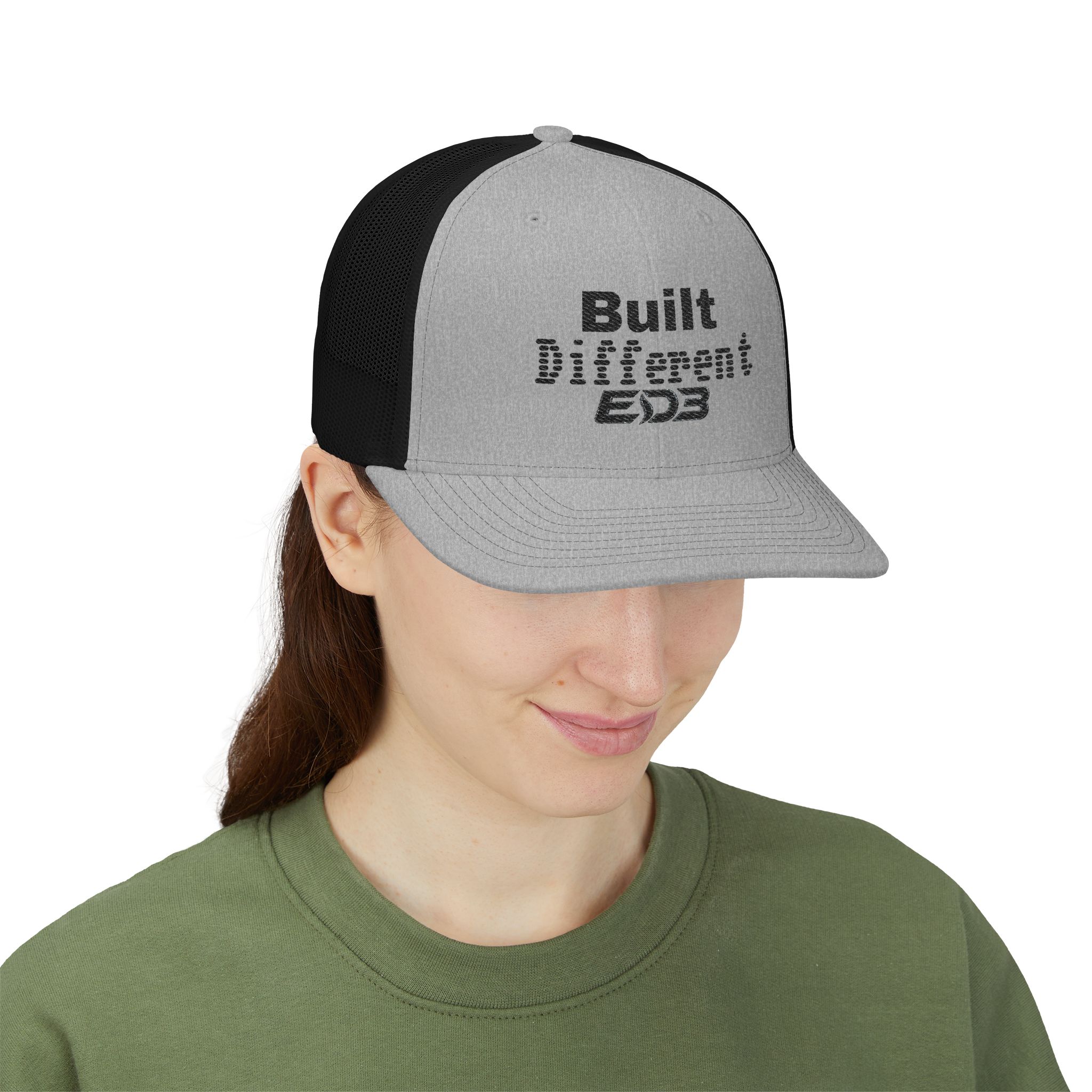 ED3 Built Different Snapback Trucker Cap - Image 30