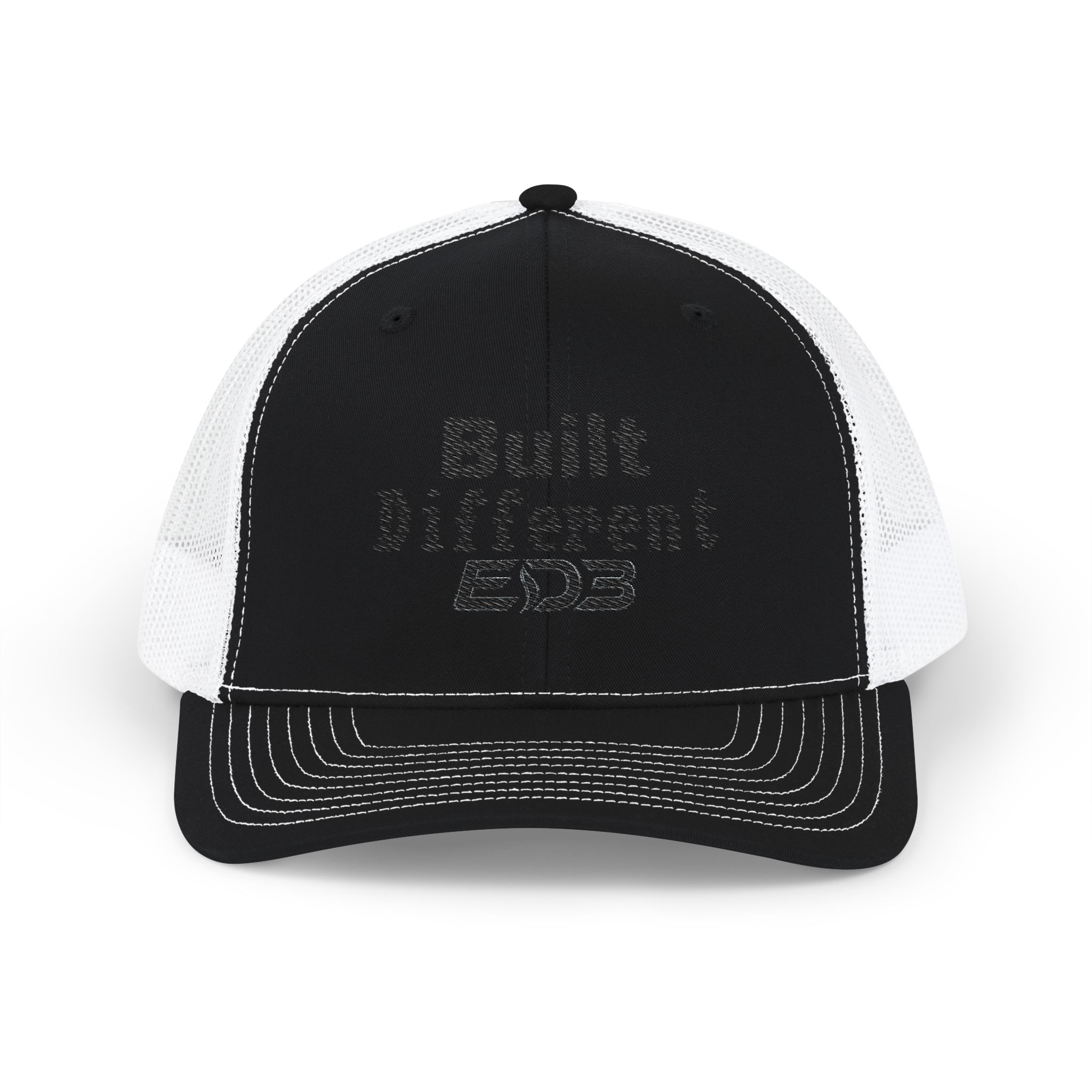 ED3 Built Different Snapback Trucker Cap - Image 14