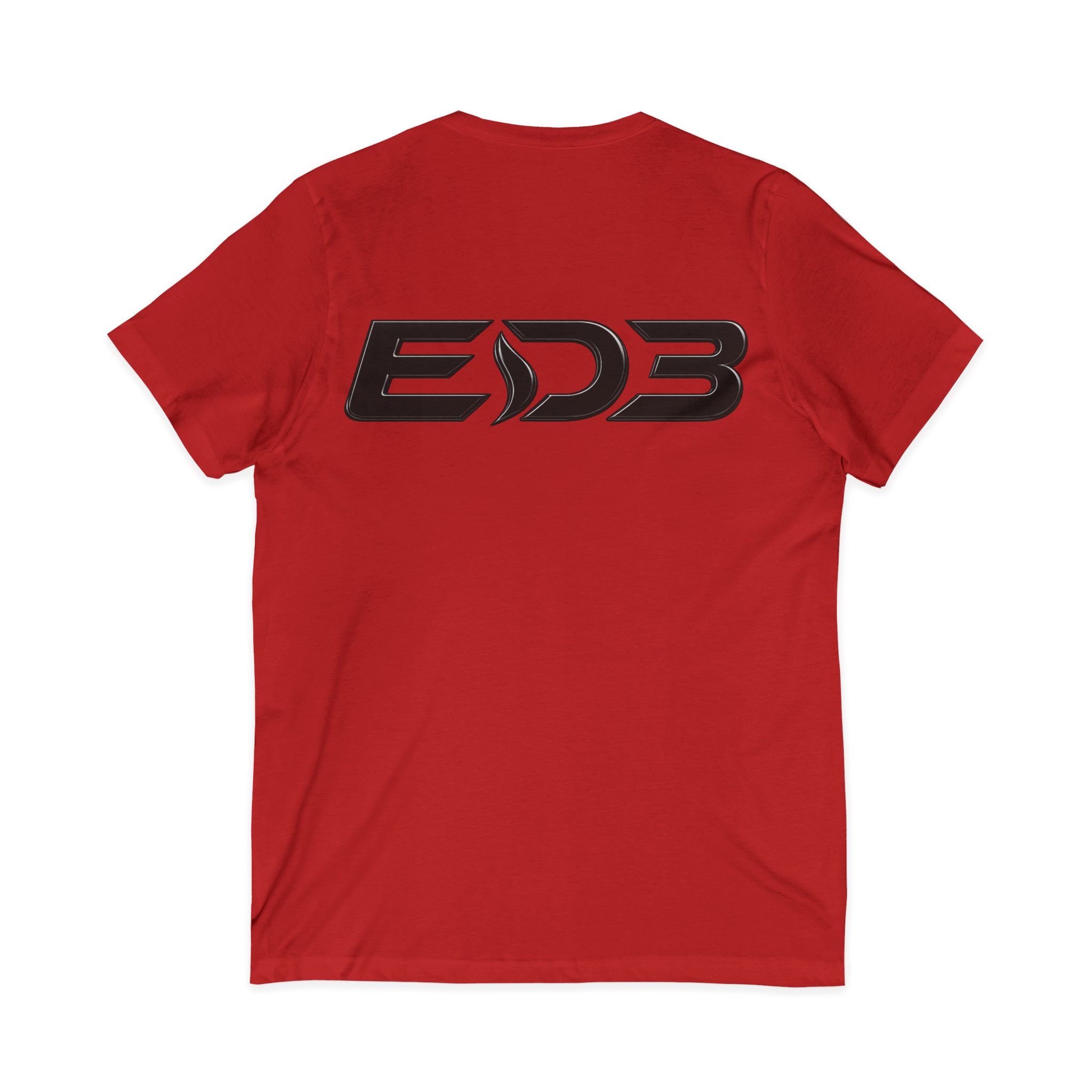 EDB Anchor V-Neck Tee — Nautical Logo Short Sleeve Shirt - Image 12