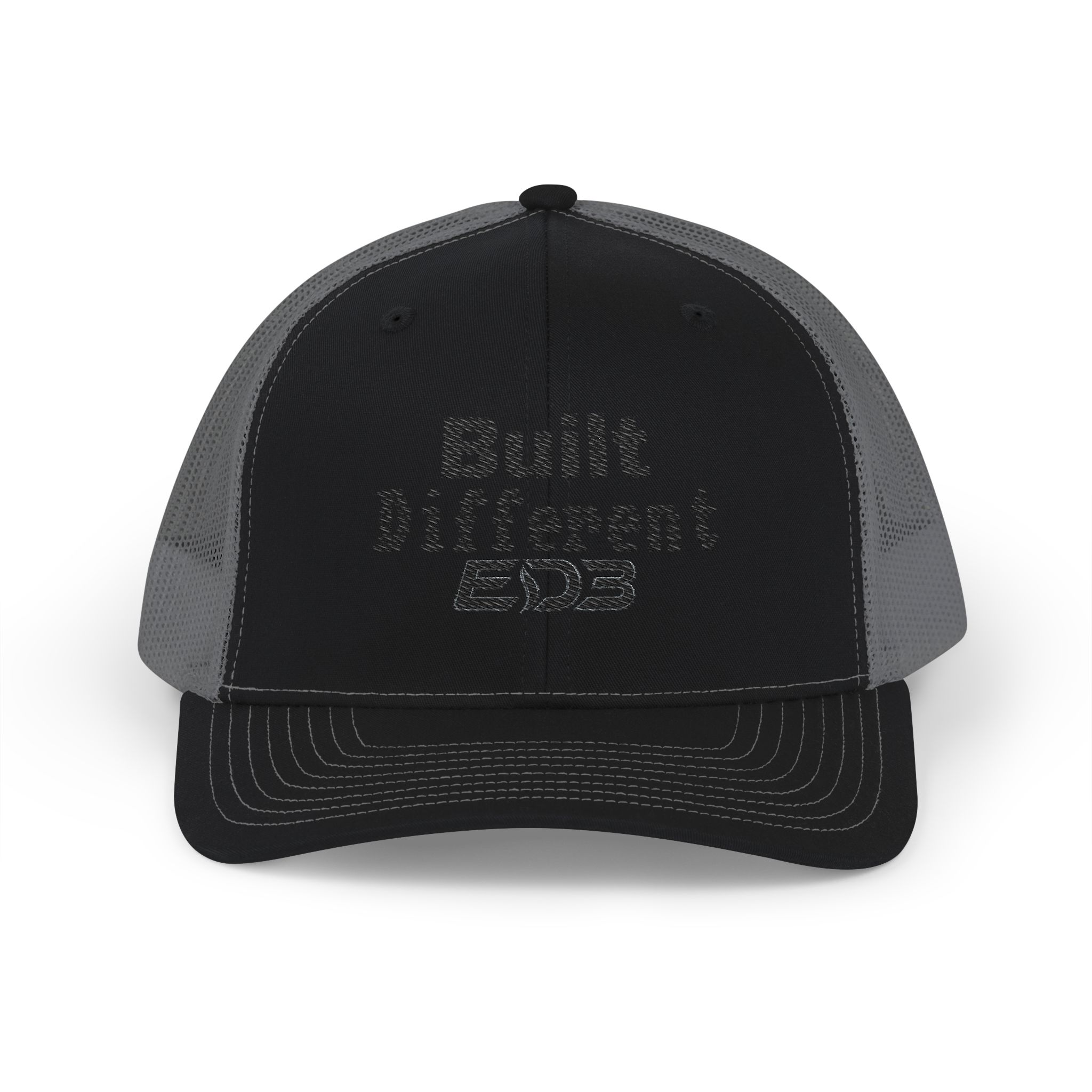 ED3 Built Different Snapback Trucker Cap - Image 8