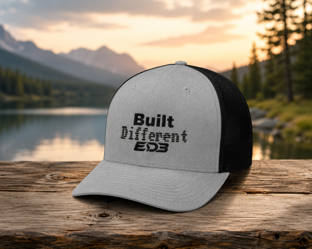 ED3 Built Different Snapback Trucker Cap