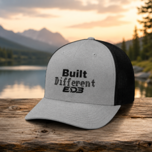 ED3 Built Different Snapback Trucker Cap