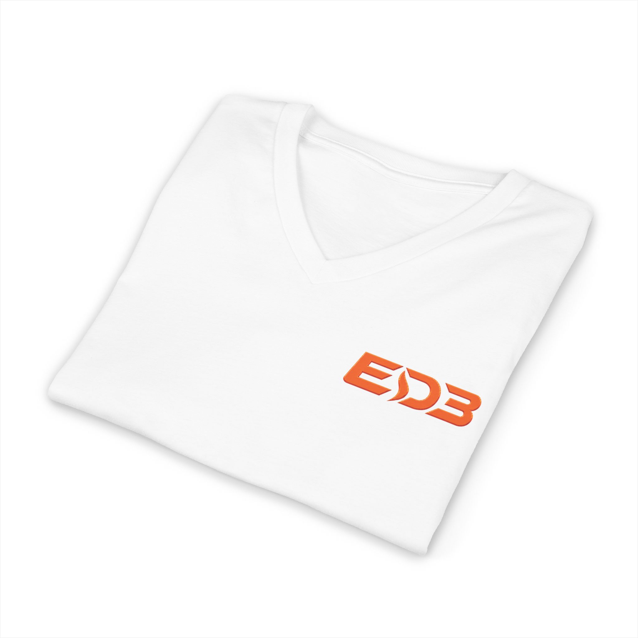 EDB Anchor V-Neck Tee — Nautical Logo Short Sleeve Shirt - Image 4