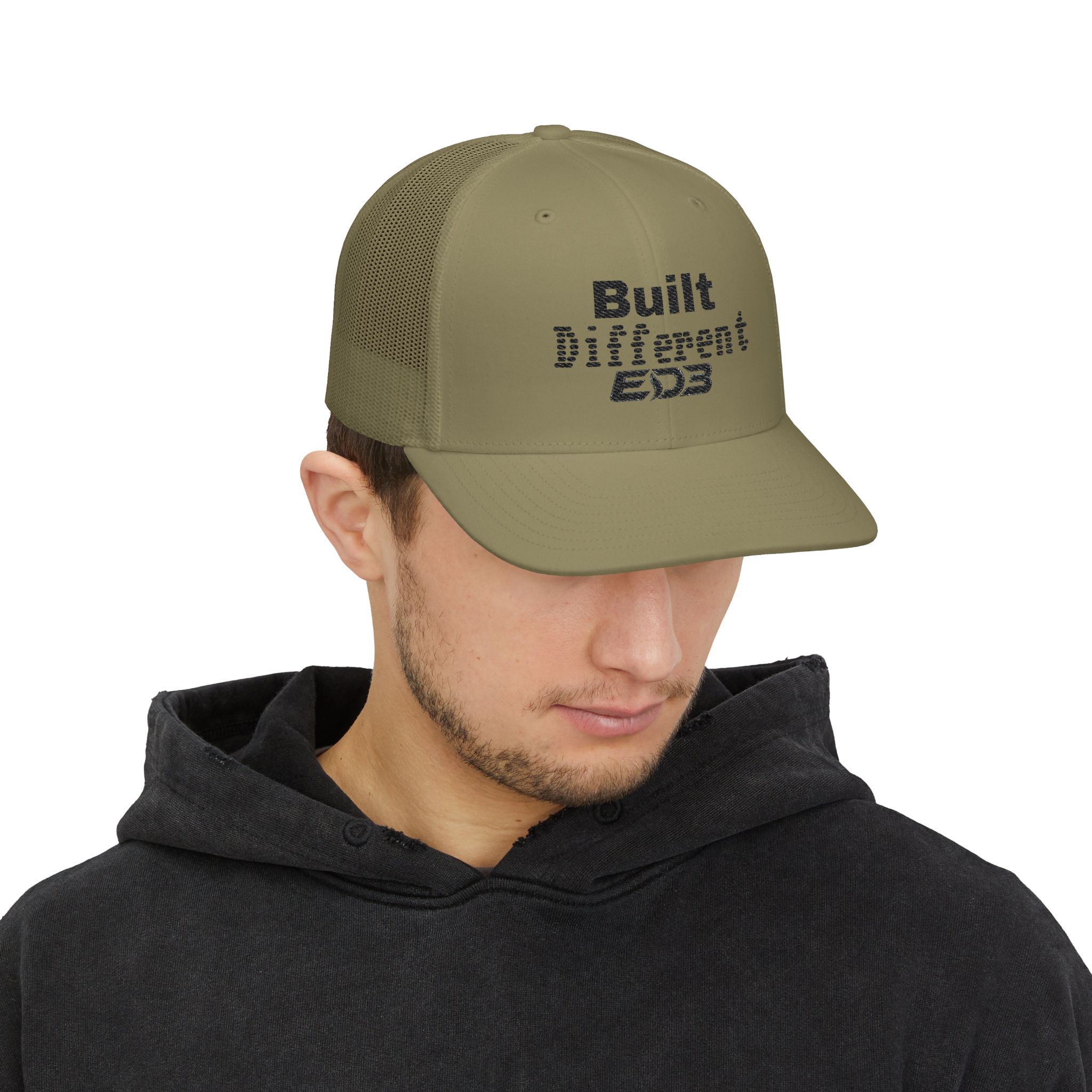 ED3 Built Different Snapback Trucker Cap - Image 40