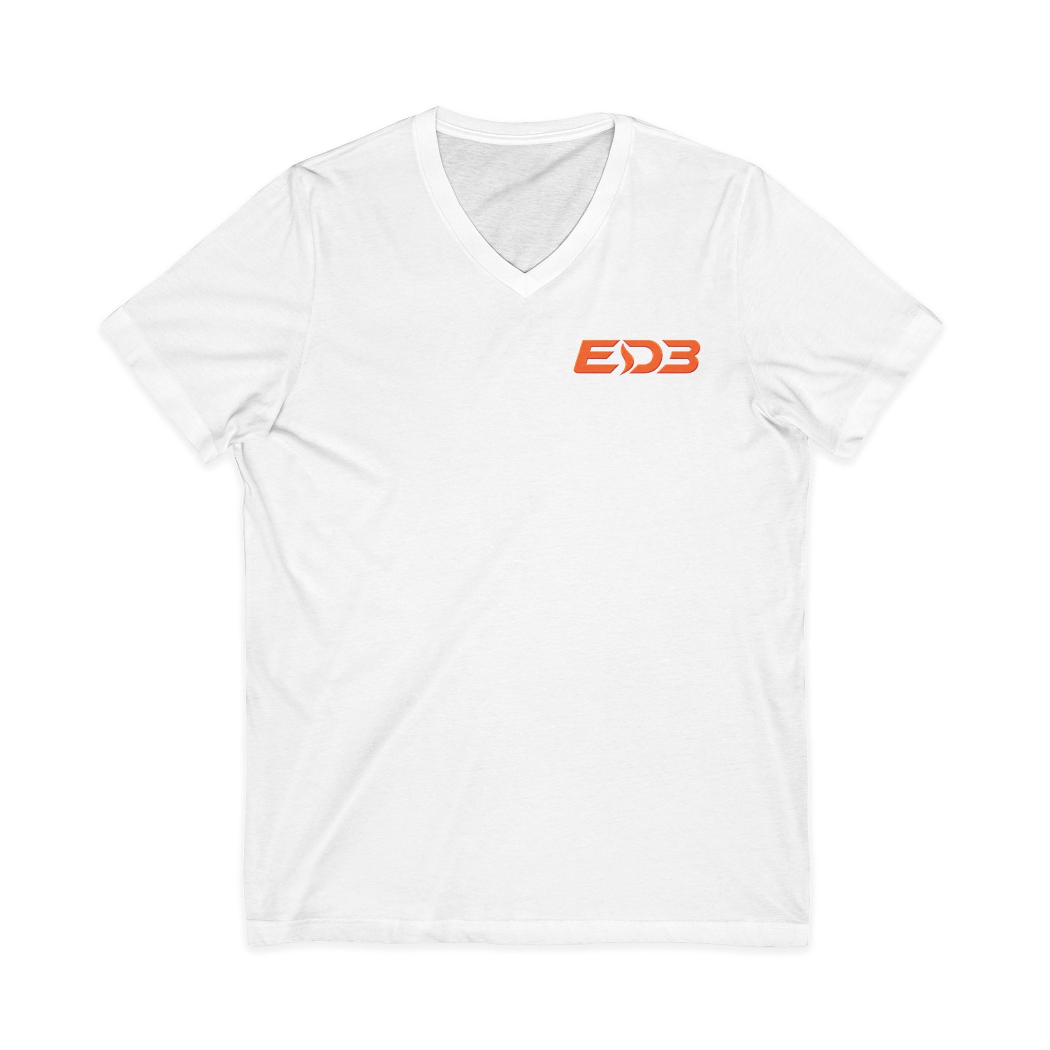 EDB Anchor V-Neck Tee — Nautical Logo Short Sleeve Shirt - Image 2