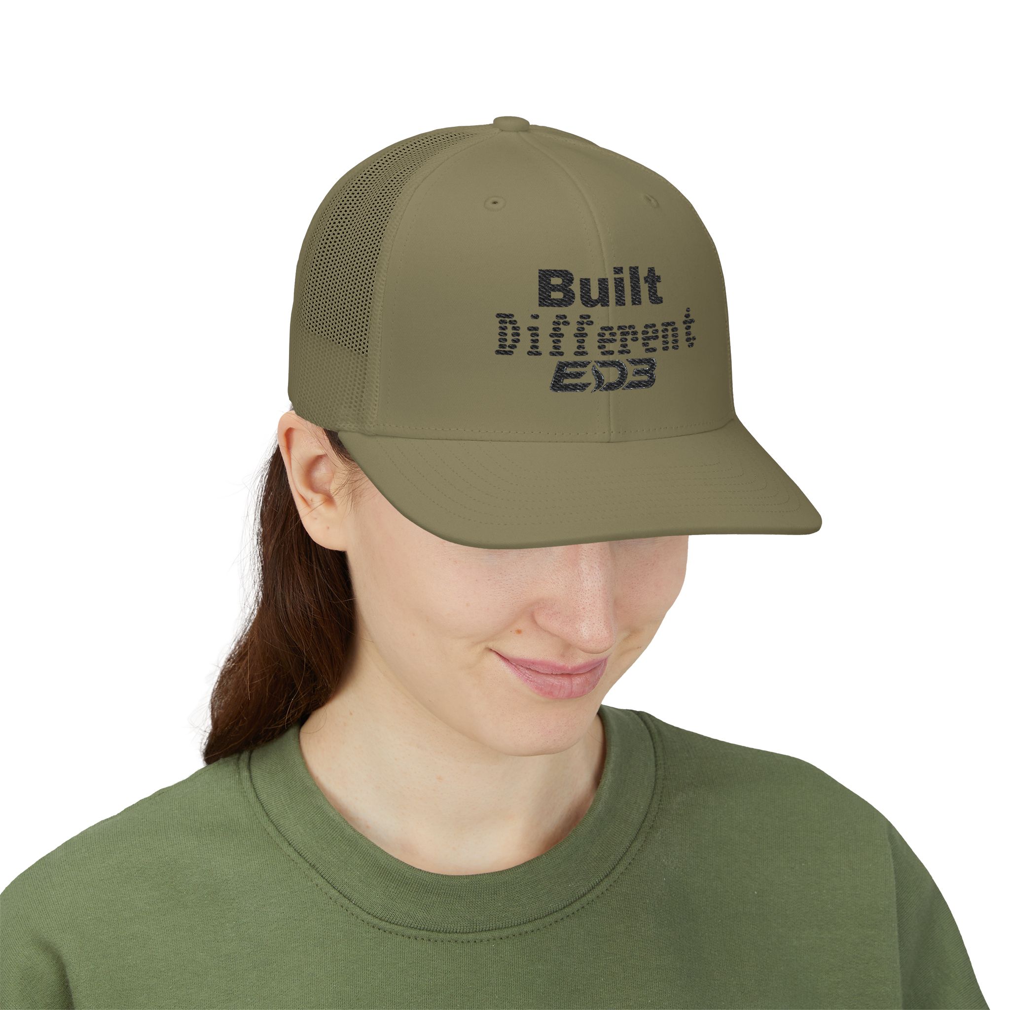 ED3 Built Different Snapback Trucker Cap - Image 42